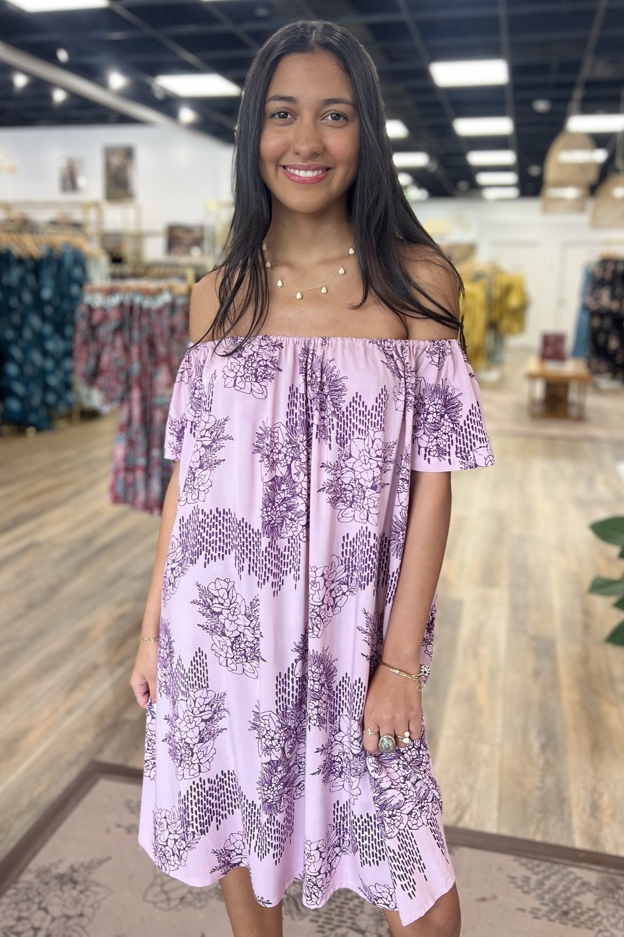 Dress Keani Mulberry Ka Ua Moaniani