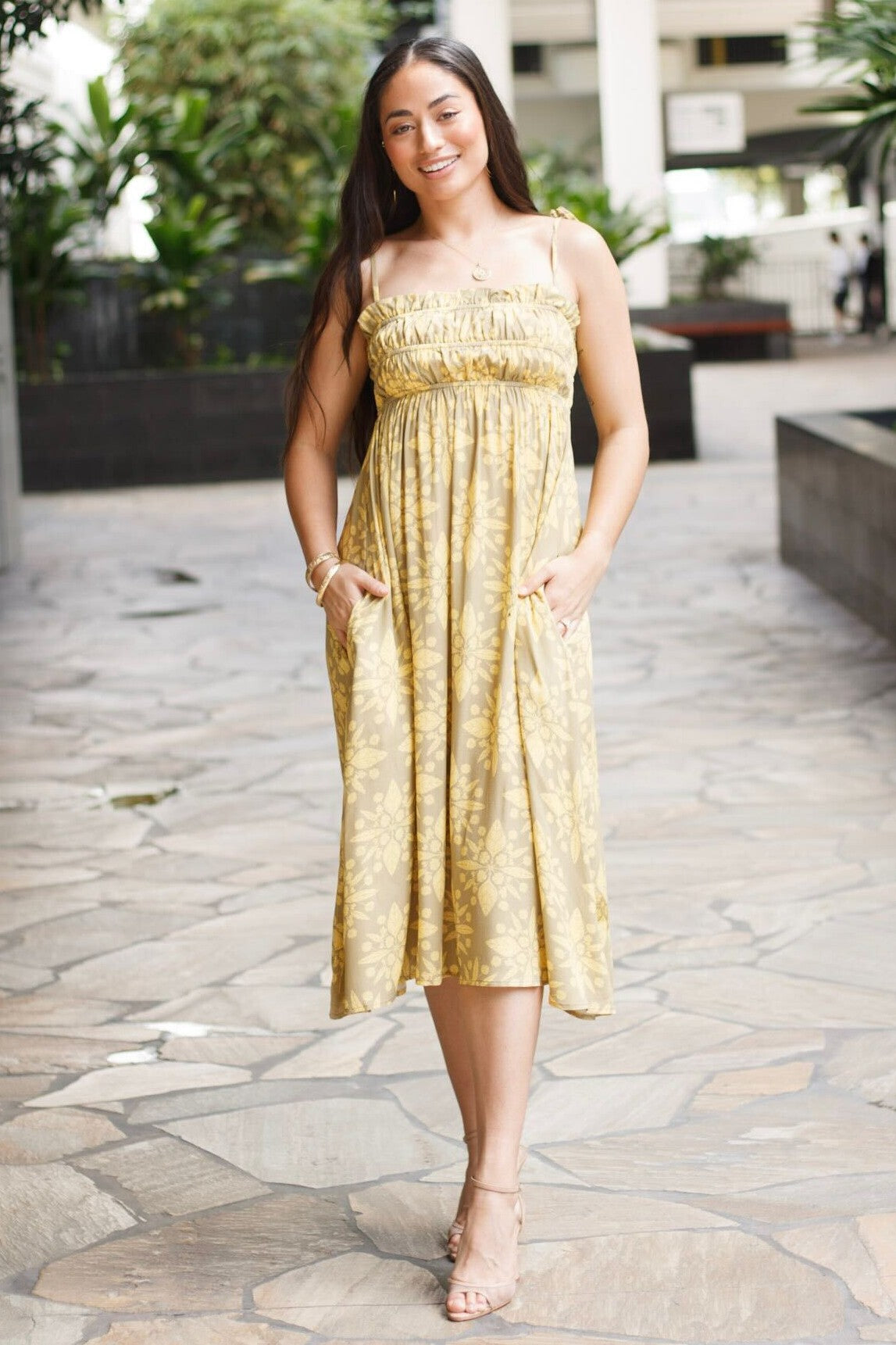 Dress Wainui Golden Kou Quilt