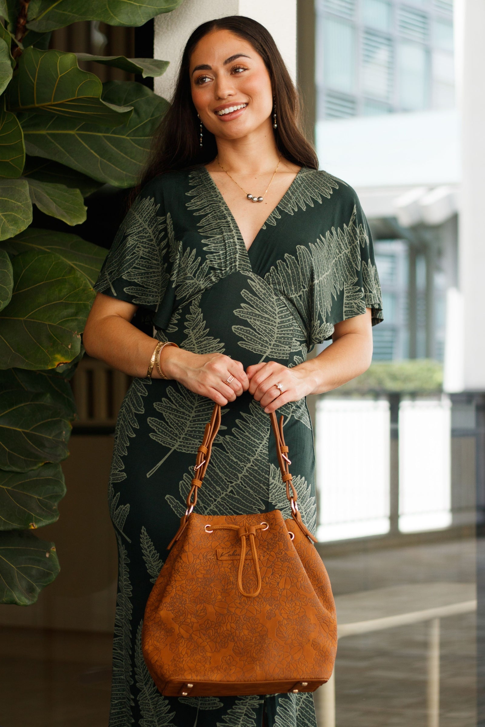 Embossed Liko Bucket Bag ALL SALES FINAL