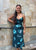 Dress Kama Teal Hawaiian Seashell