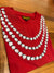 Women's Lei T-Shirt in Red Lei Loke | Kahulaleʻa