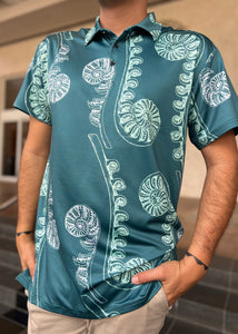 Men’s Holoholo Polo Green Hapuu