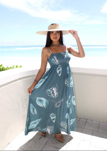 Maxi Leiha‘a Teal Hawaiian Seashell