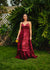Women's Maxi Dress Noelle in Merlot Puakenikeni - Front View | Kahulaleʻa