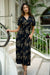Dress Haukea Black Gold Pua Kalaunu