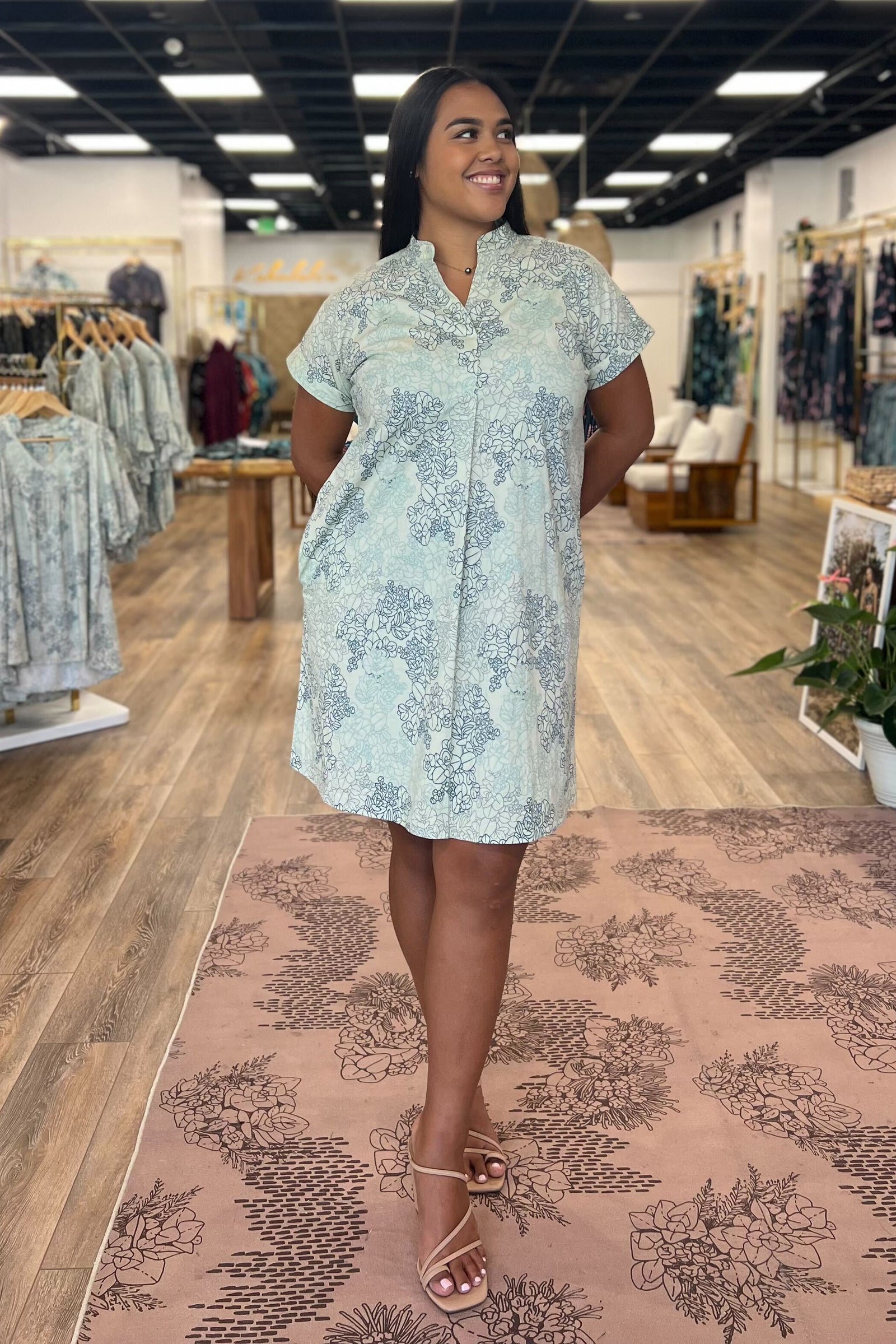 Dress Hiʻilei Pistachio Liko