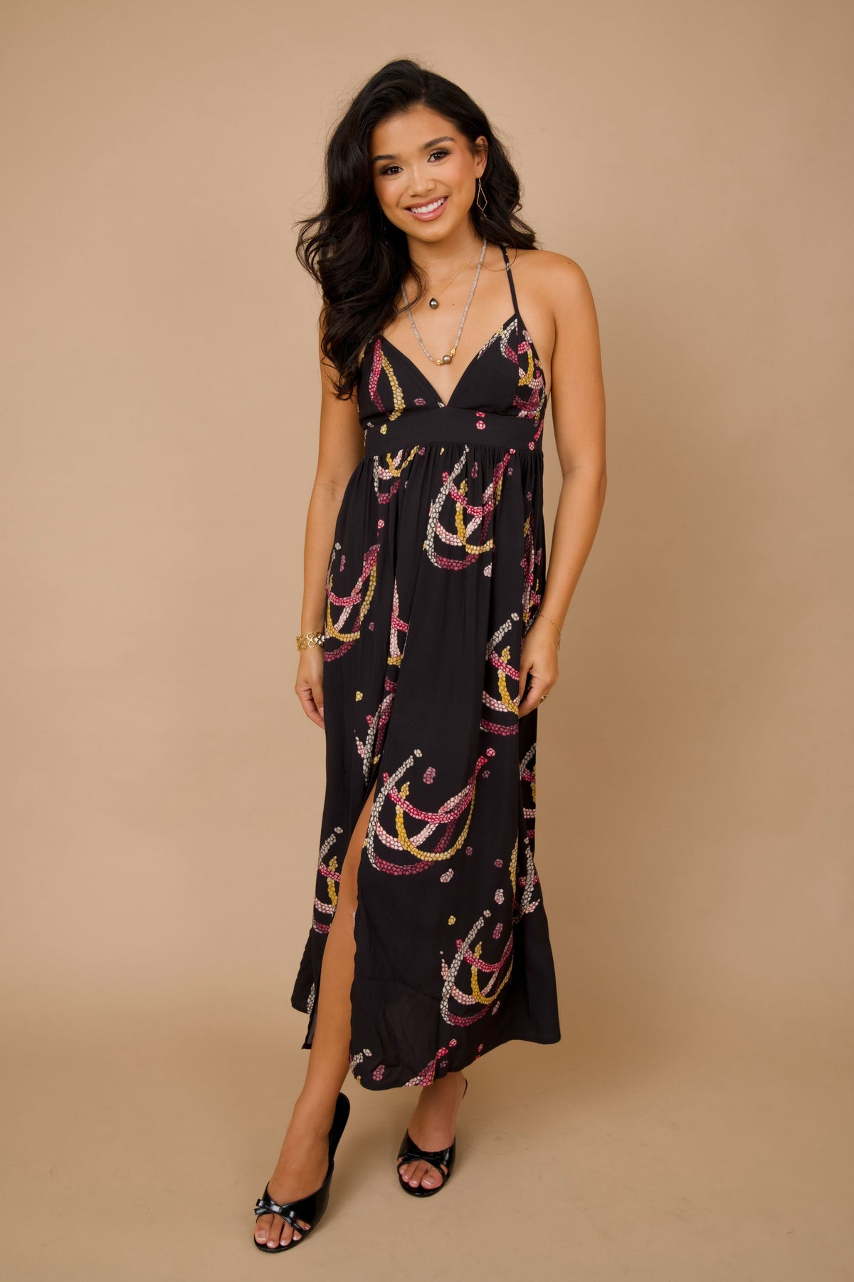 Dress Kalaheo Black Lei Kahelelani