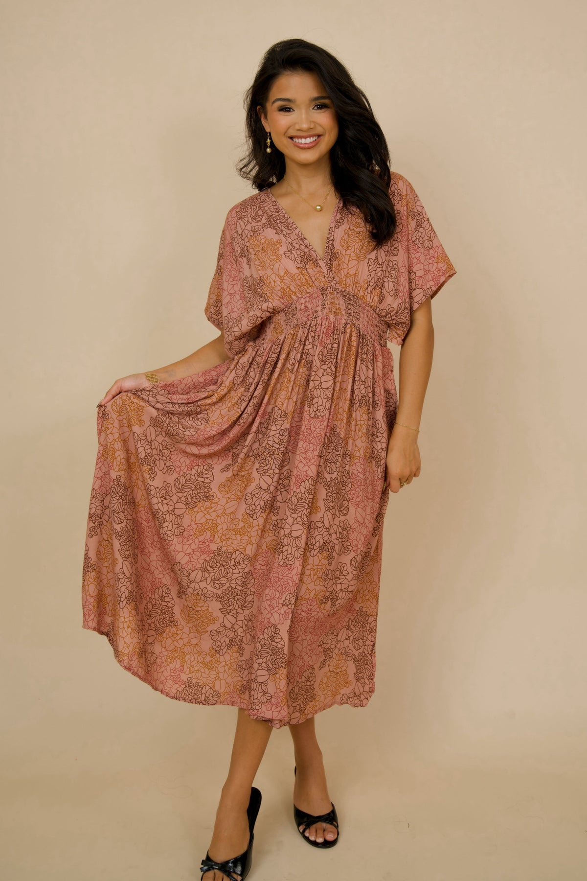 Dress Kamaile Dusty Rose Liko