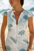Dress Le'ale'a White Aqua Puna Niu