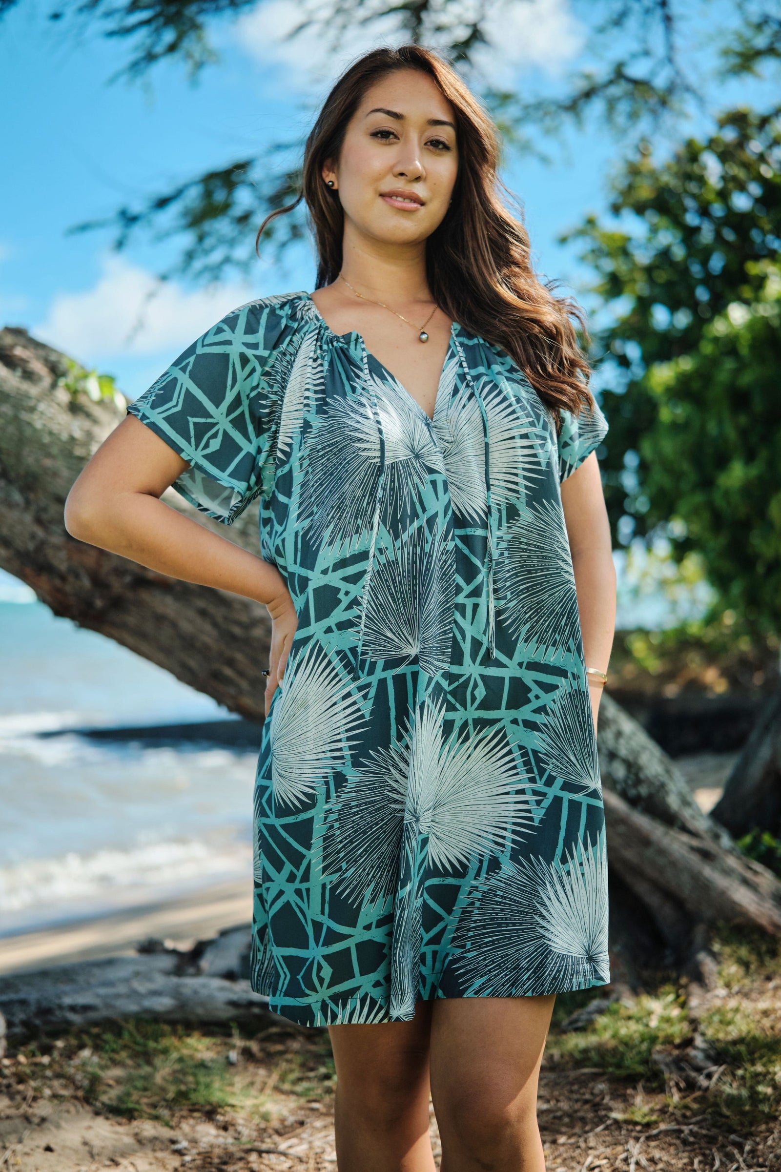 Dress Leilani Retro Lagoon Loulu