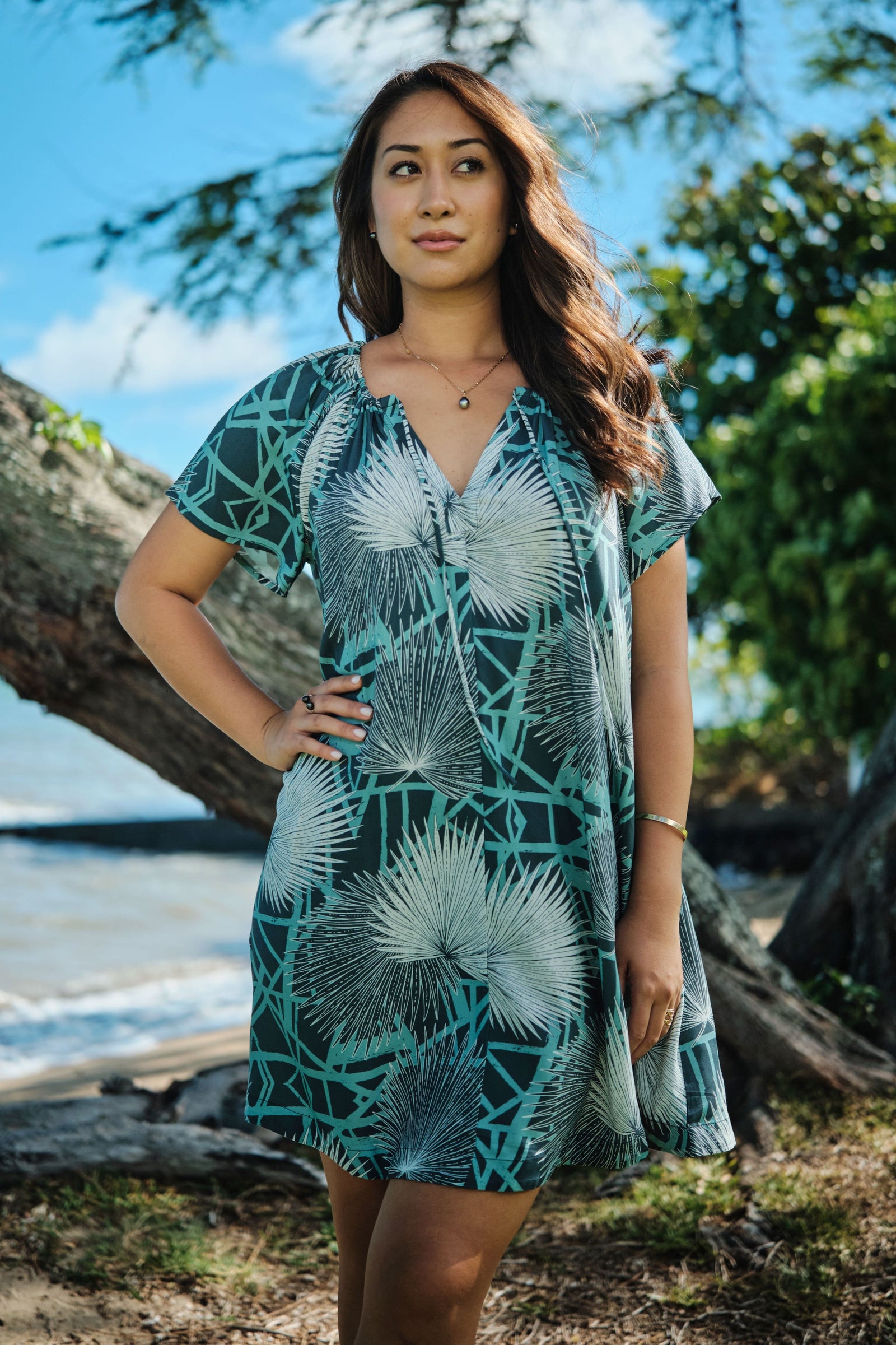 Dress Leilani Retro Lagoon Loulu