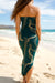 Dress Leimakamae Teal Gold Lei Puakenikeni
