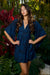 Dress Liko Sapphire Ka Ua Moaniani Lehua O Puna