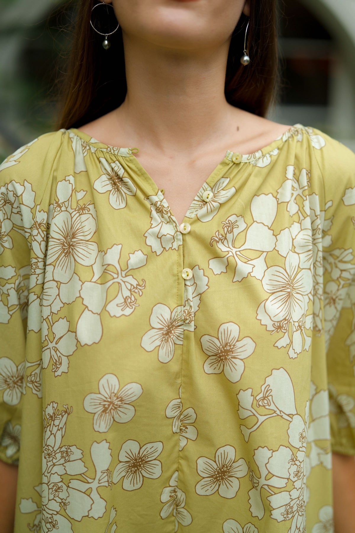 Dress Makalawena Chartreuse Nohoanu