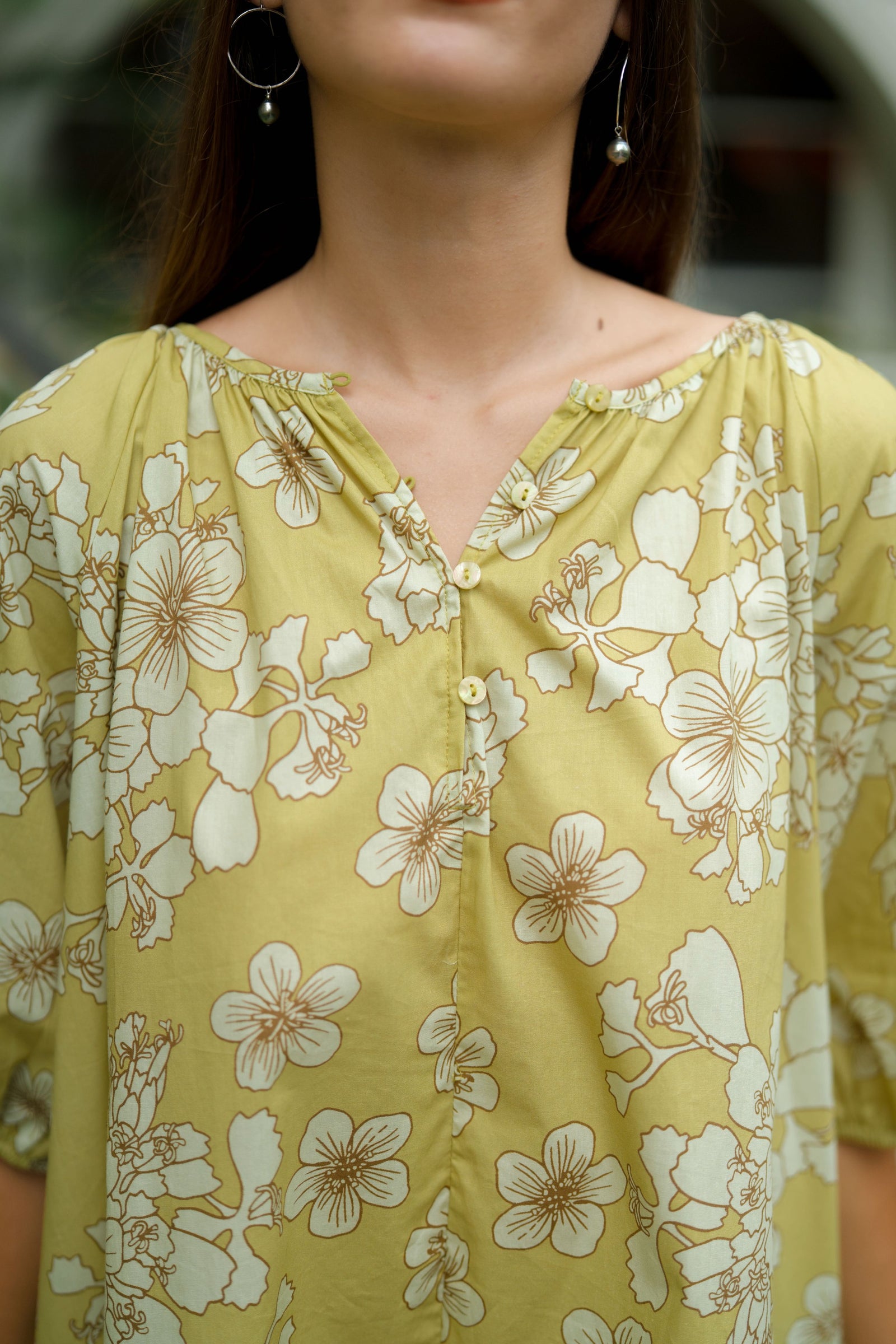 Dress Makalawena Chartreuse Nohoanu