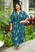 Dress Wai Teal Hawaiian Seashell