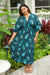Dress Wai Teal Hawaiian Seashell