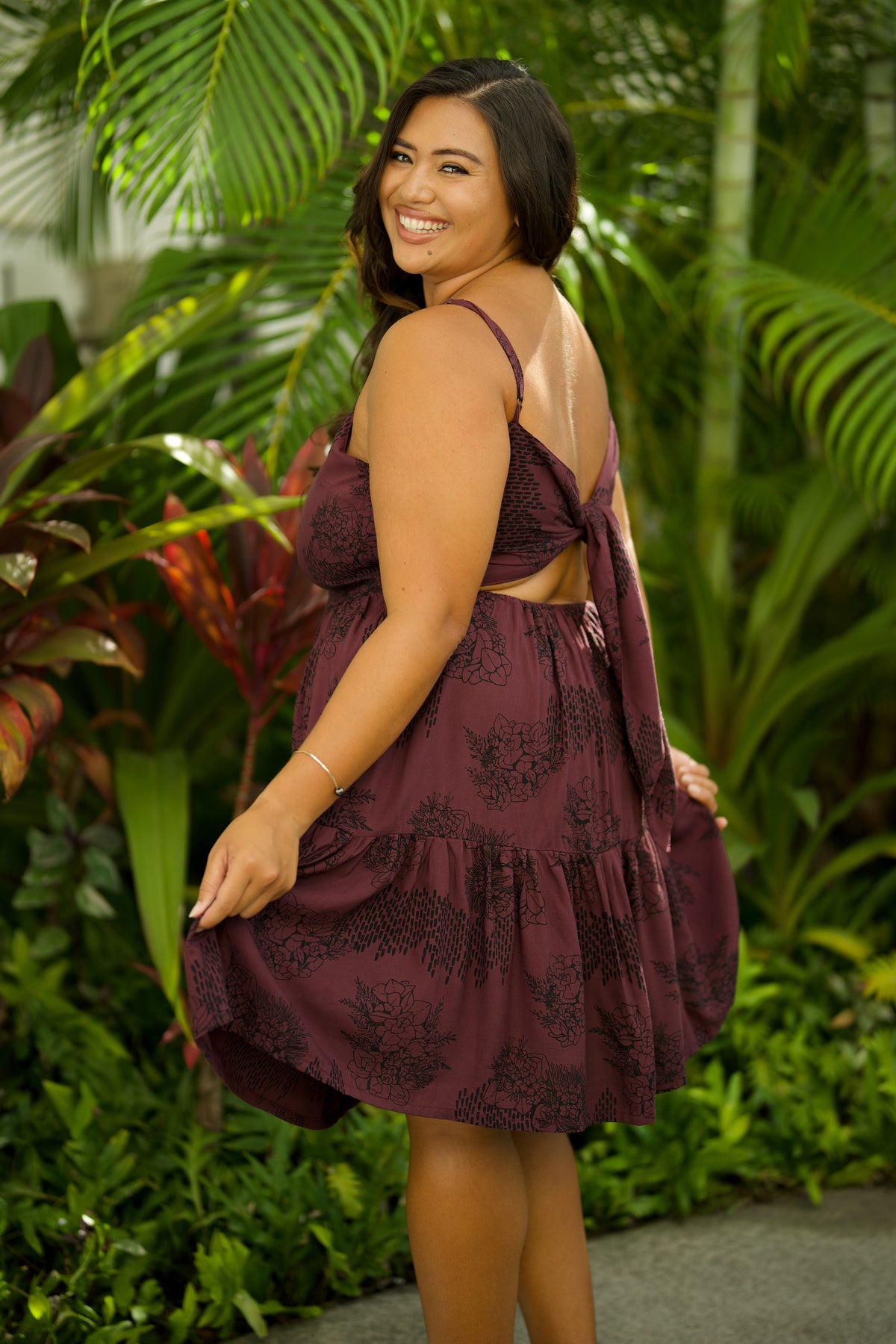 Dress ʻElua Amethyst Ka Ua Moaniani Lehua O Puna