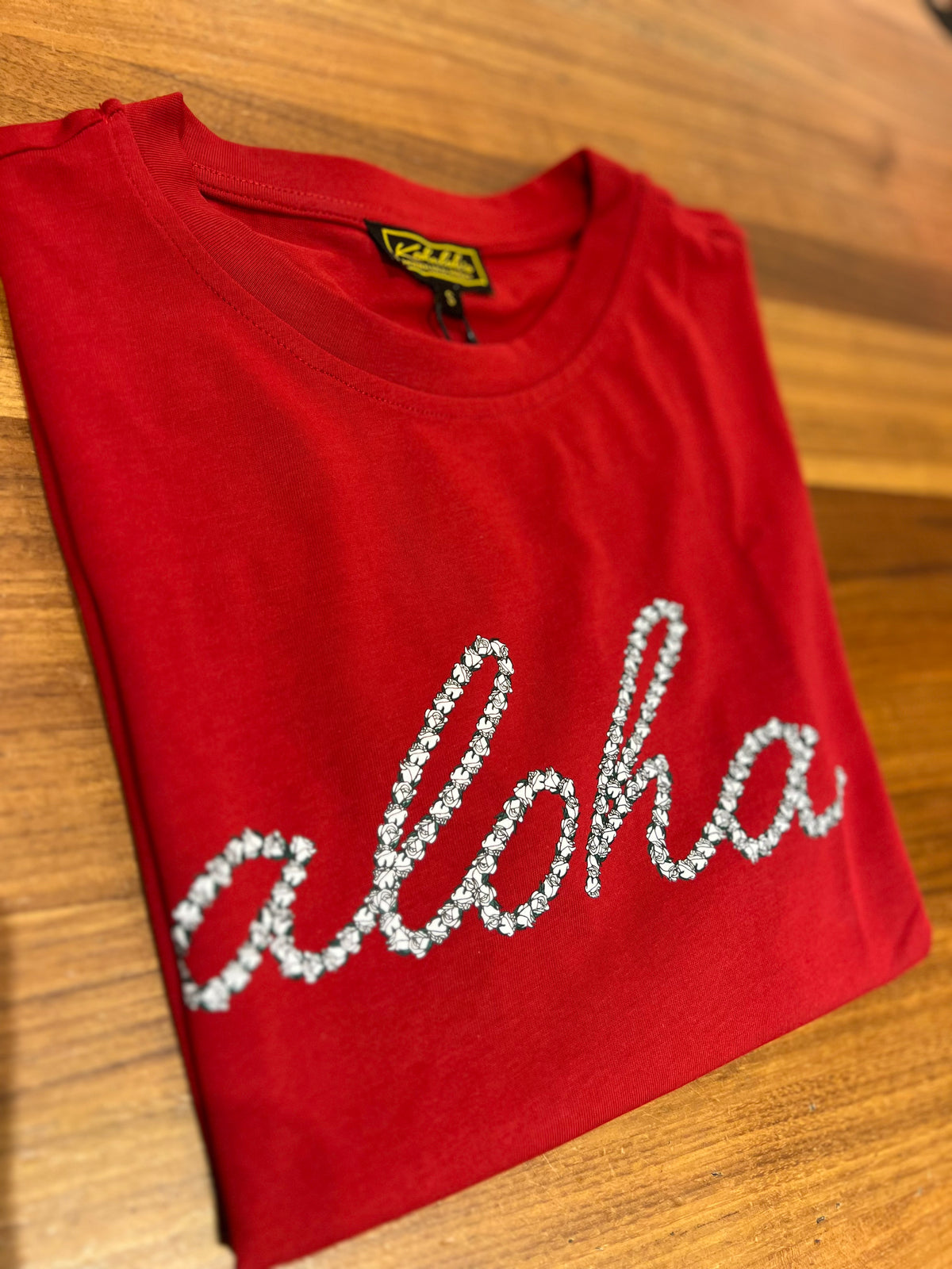Aloha T-Shirt in Red | Kahulaleʻa