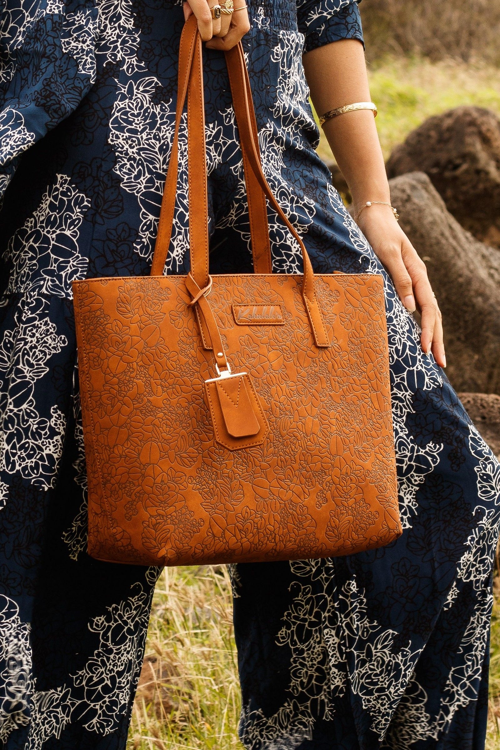 Embossed Liko Tote Bag ALL SALES FINAL