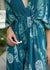 Women's Dress Wai in Green Hāpuʻu - Close Up | Kahulaleʻa