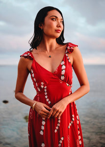 Dress Pu‘uwai Red Lei Loke