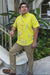 Men's Aloha Shirt Lemon (Yellow) Lei Pua Kalaunu