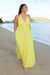 Dress Malia Yellow Lei Pua Kalaunu