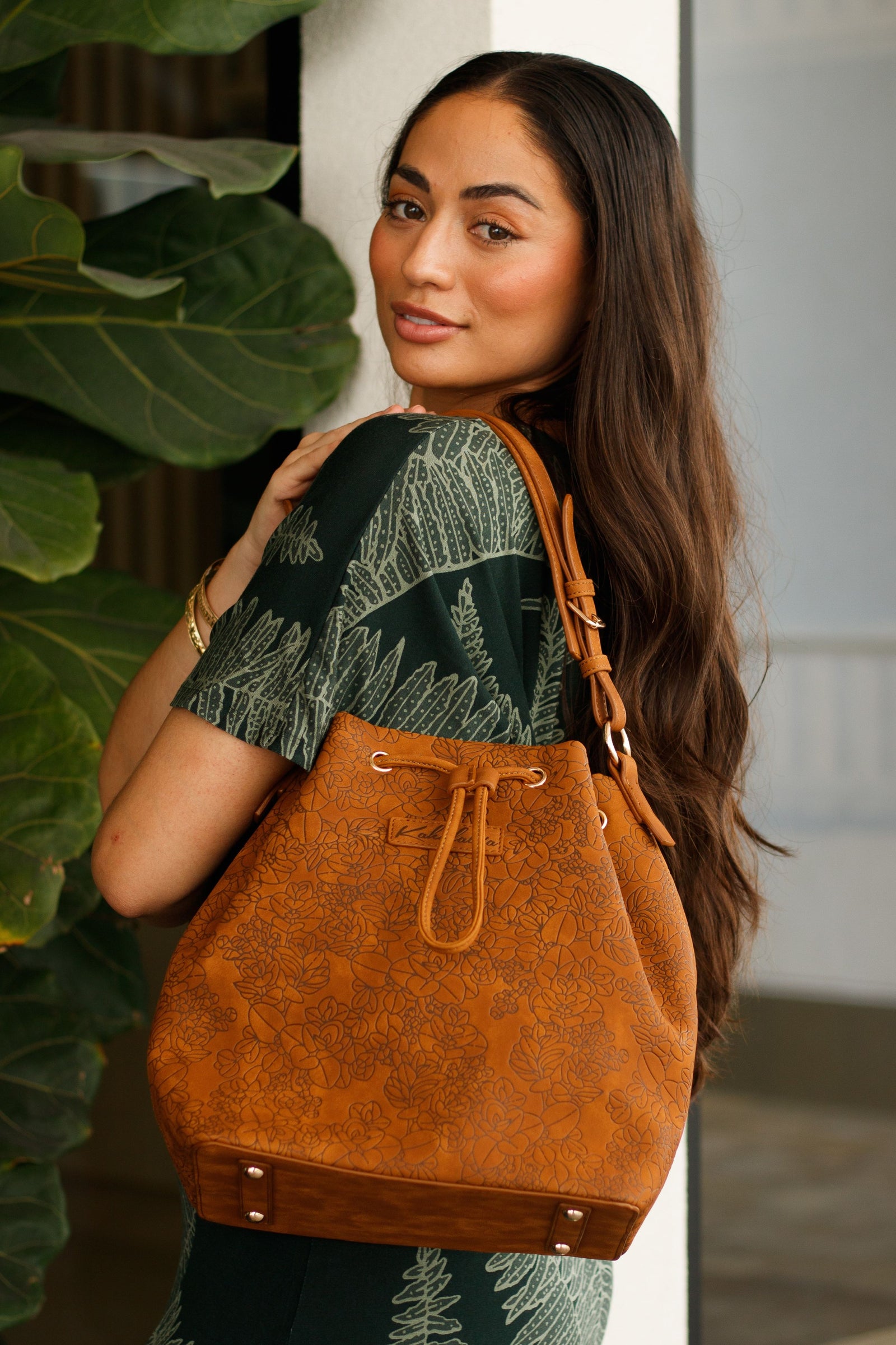 Embossed Liko Bucket Bag ALL SALES FINAL