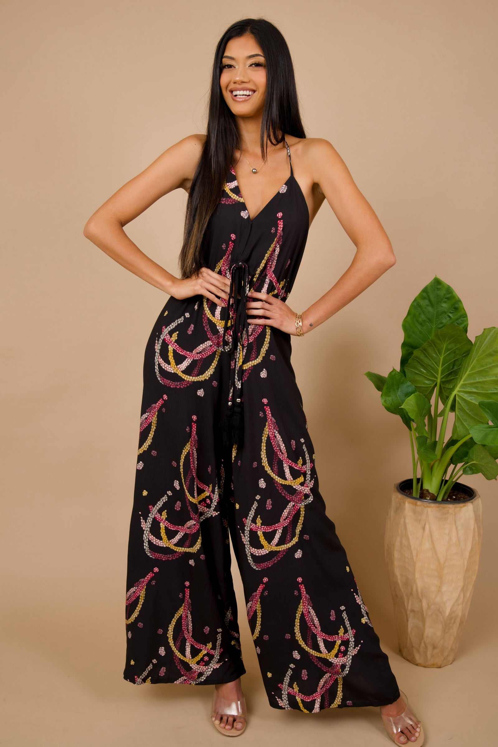 Jumpsuit Konakai Black Lei Kahelelani