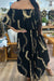 Jumpsuit Mahealani Black Gold Lei Puakenikeni