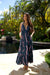 Dress Malia Deep Blue Lei Pua Kalaunu