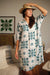 Dress Halekoa White Kalo Quilt