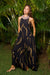 Jumpsuit Kaihōkū Black Gold Lei Pua Kalaunu
