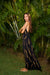 Jumpsuit Kaihōkū Black Gold Lei Pua Kalaunu