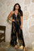 Jumpsuit Konakai Black Gold Lei Pua Kalaunu