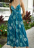 Women's Dress Kalaheo in Green Hapu’u - Close Up | Kahulaleʻa