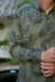 Men's Aloha Shirt Long Sleeve Olive Ka Ua Moaniani Lehua O Puna