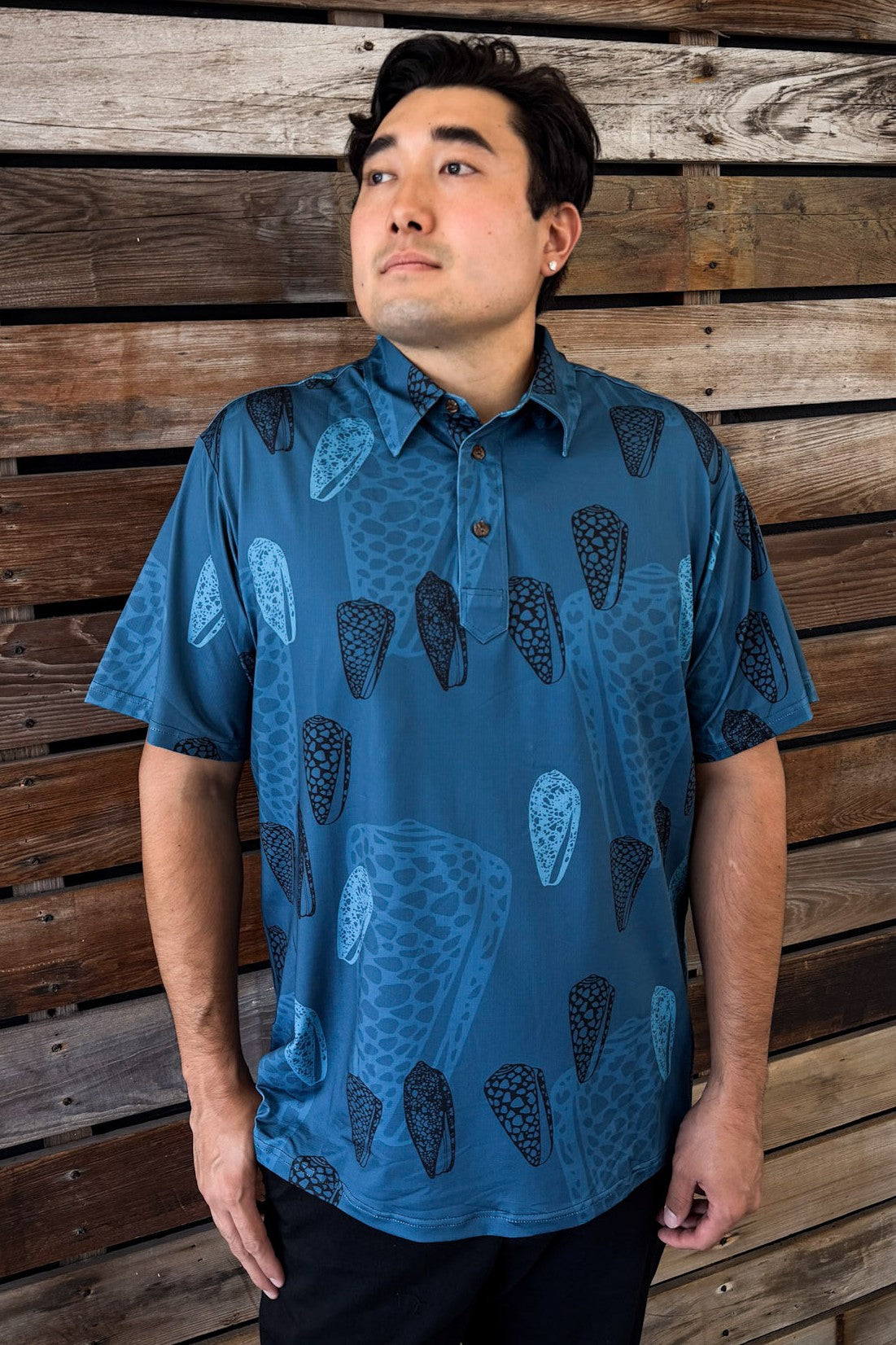 Men's Active Polo Lagoon Pūpū