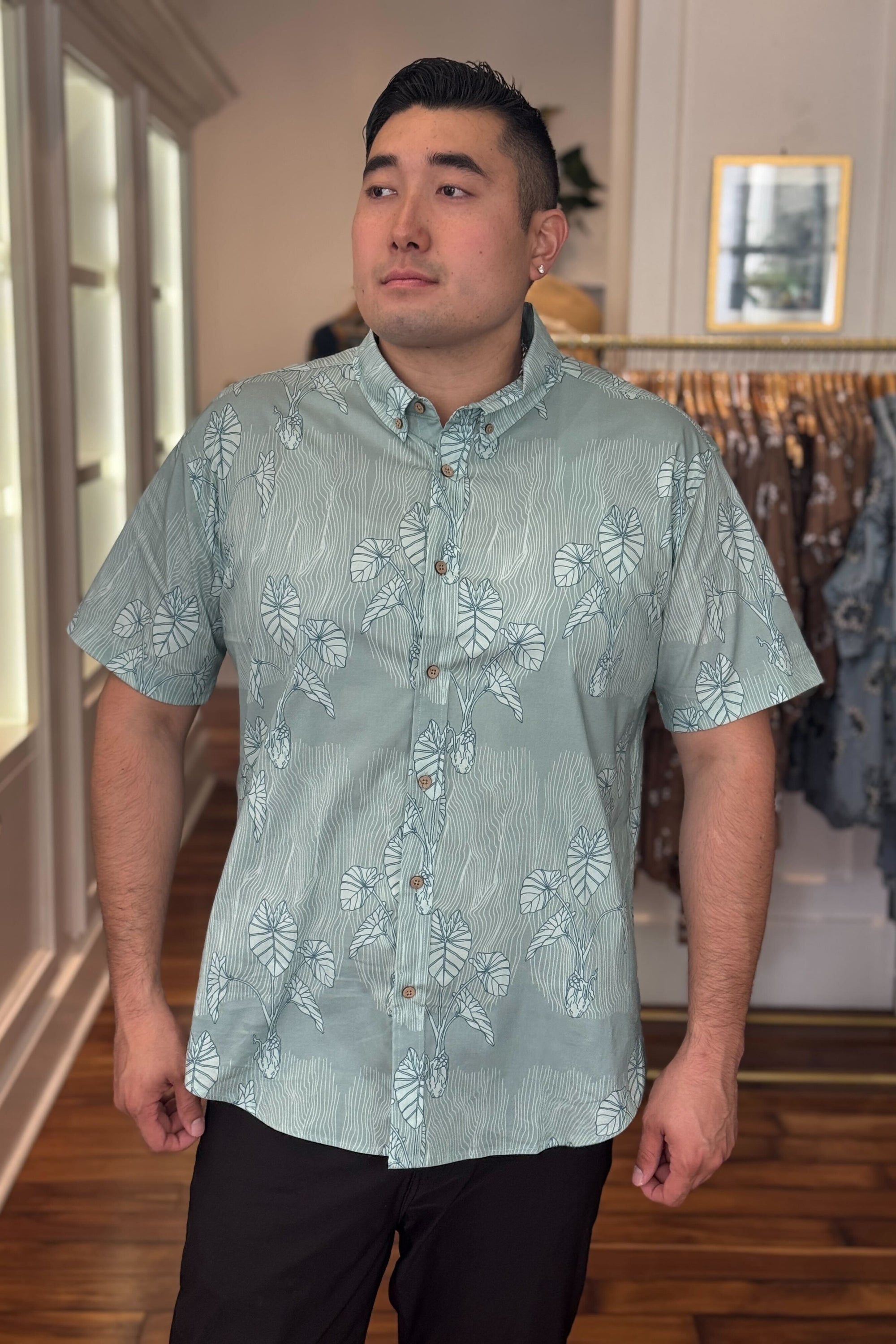 Men's Aloha Shirt Cloud Kalo