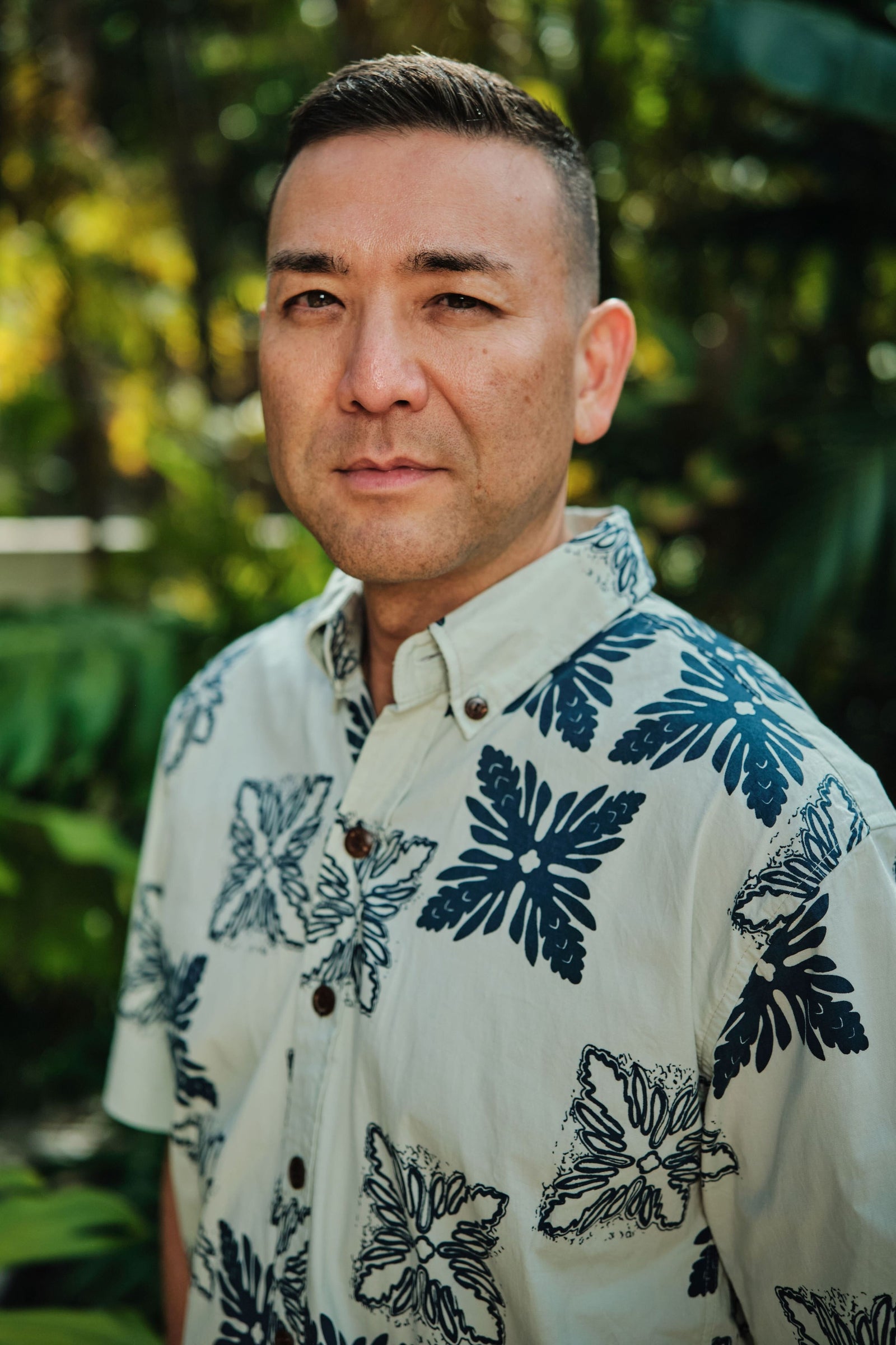 Men's Aloha Shirt Seaglass Tūtū's Quilt