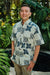 Men's Aloha Shirt Seaglass Tūtū's Quilt