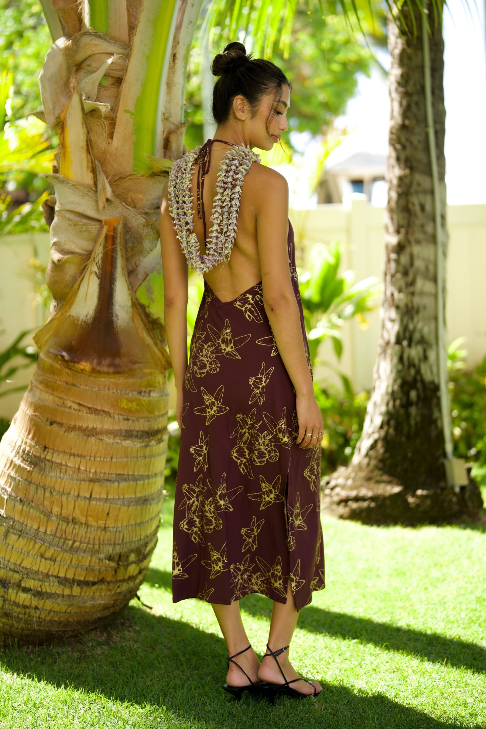 Dress Hekili Amethyst Gold Pua Kalaunu