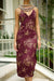Dress Kamalu Amethyst Gold Pua Kalaunu
