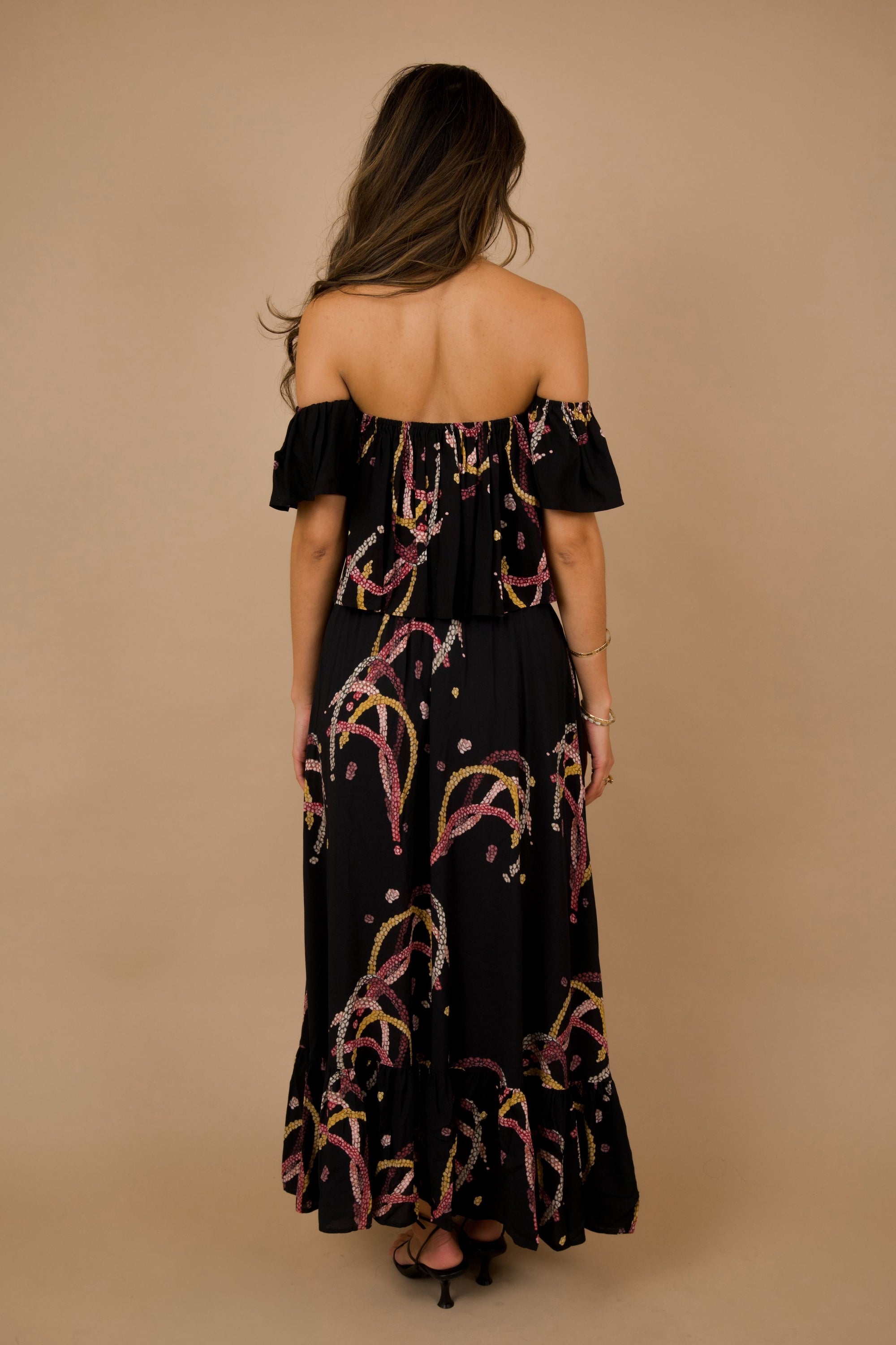 Skirt Nainoa Black Lei Kahelelani