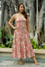 Dress Noenoe Tiered Maxi Peach (Blush) Pua Melia