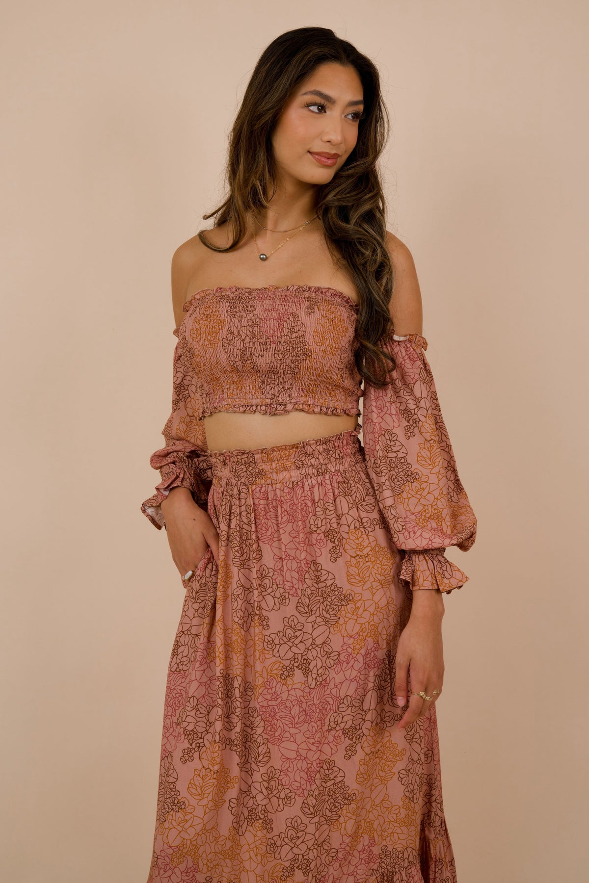 Top Healani Dusty Rose Liko