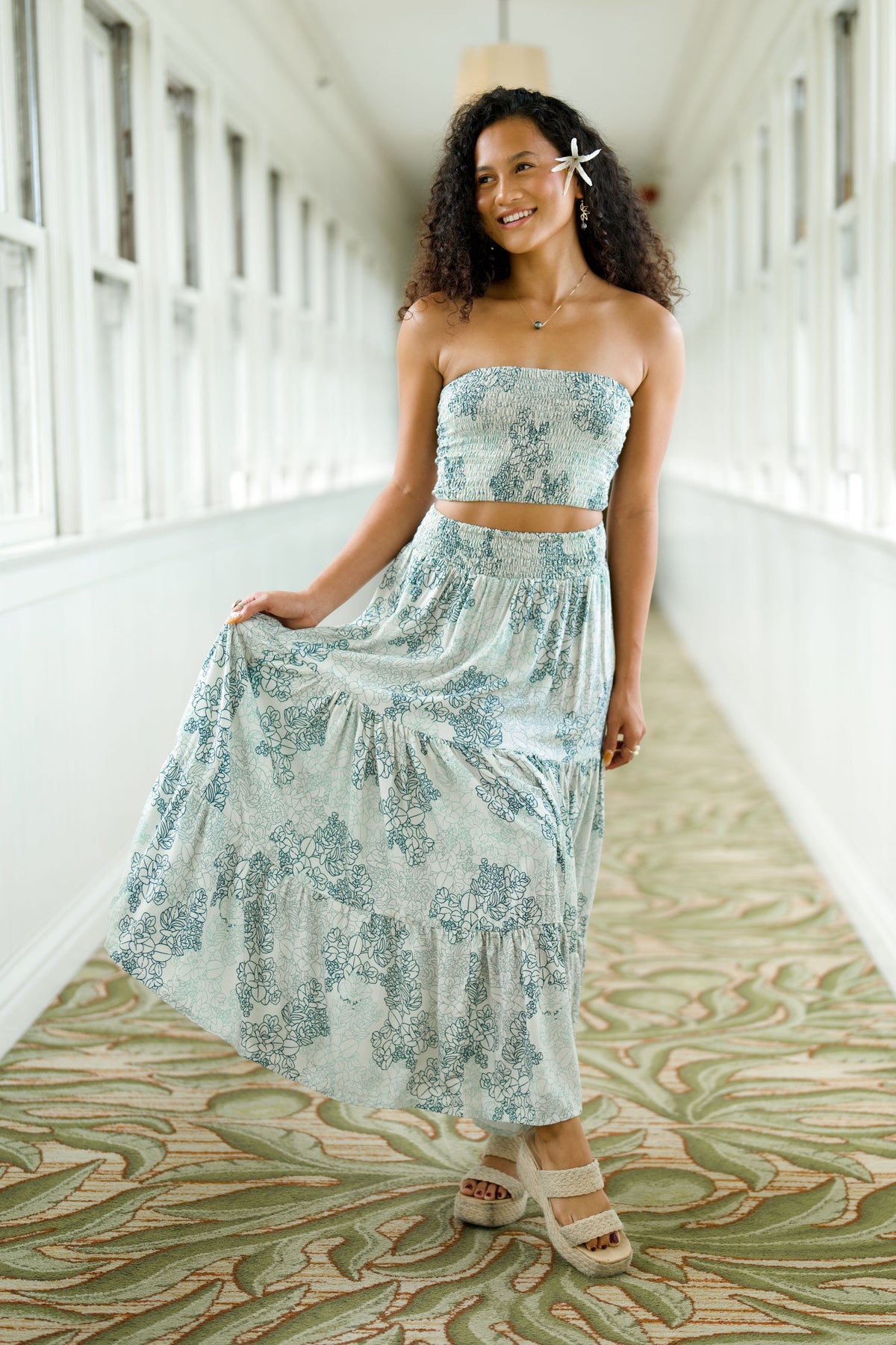 Skirt Mahina Pistachio Liko