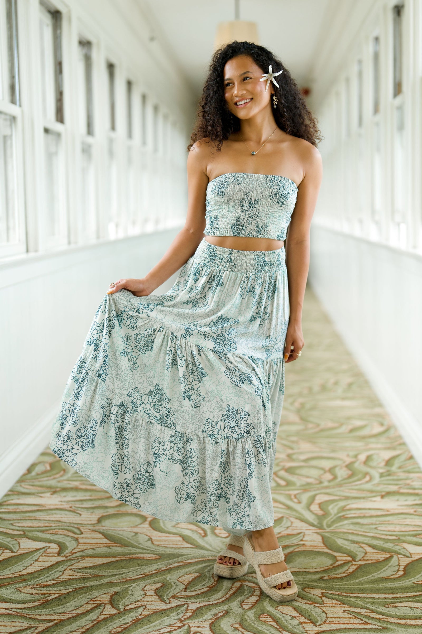 Skirt Mahina Pistachio Liko